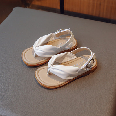 Meiteņu sandales 2023. g. Jaunas, vienkāršas flip-flops unikāls japāņu stila bērnu ikdienas apavi Daudzpusīgi zēnu pludmales apavi, bērnu modes