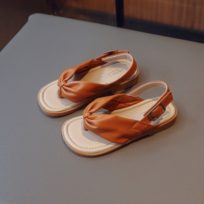 Meiteņu sandales 2023. g. Jaunas, vienkāršas flip-flops unikāls japāņu stila bērnu ikdienas apavi Daudzpusīgi zēnu pludmales apavi, bērnu modes