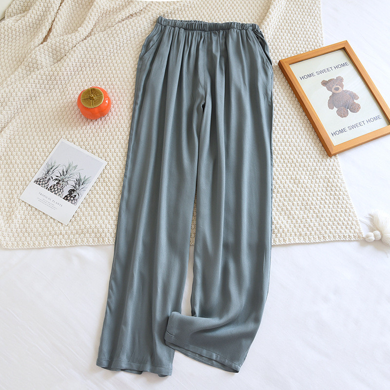 Ležerne donje hlače za par, žene, muškarci, modne kućne hlače za ljubitelje ljetnih viskoznih hlača za kućno spavanje, pidžame, pidžame