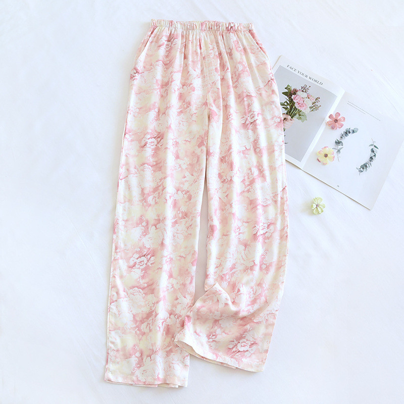 Ležerne donje hlače za par, žene, muškarci, modne kućne hlače za ljubitelje ljetnih viskoznih hlača za kućno spavanje, pidžame, pidžame