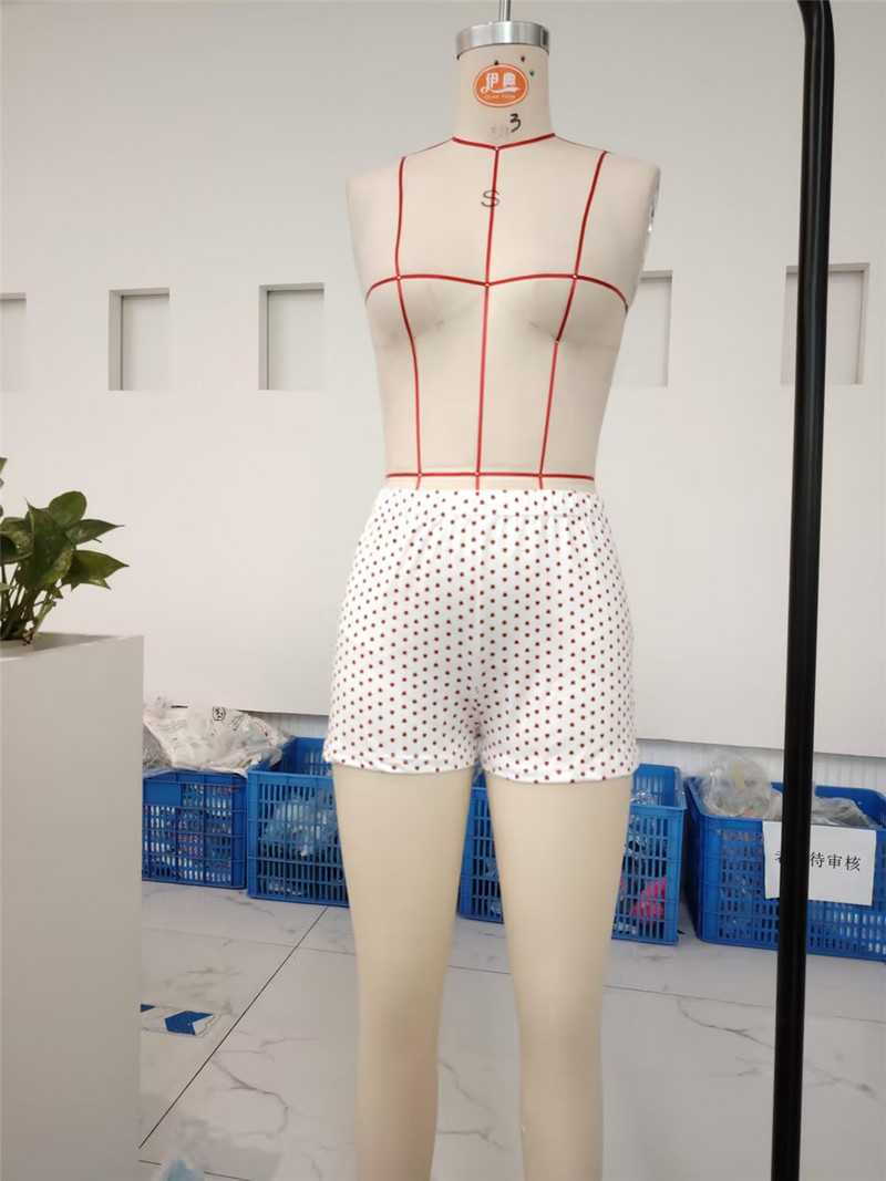 Pantaloni scurți de damă cu imprimeuri inimioare de vară, ocazional, cu talie elastică, pantaloni scurți de lounge cu picioare late, pantaloni de dormit Pamaja, boxer pentru femei