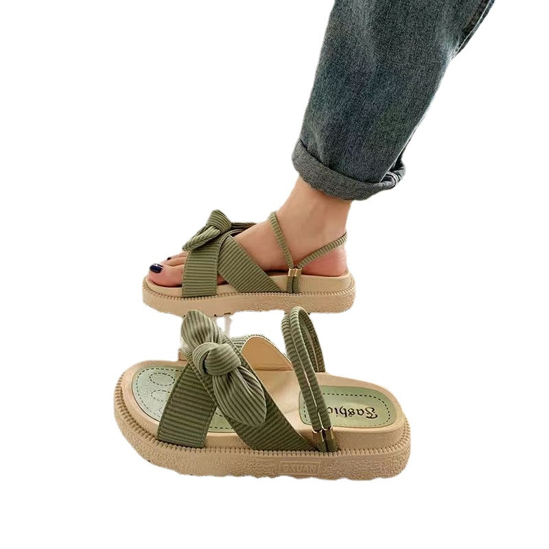 Sandias De Tacon Internet Hot Women Shoes Vasaras Fairy Stils Uzlabot Mode Studentu Platforma Roman Lady Sands Plakanas Kurpes