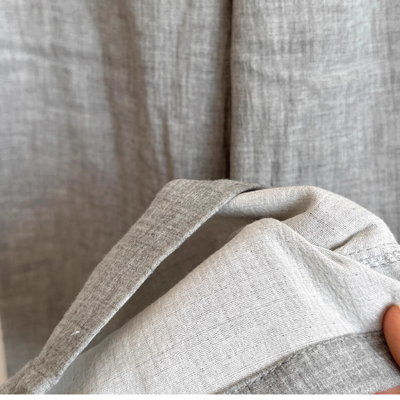 Női pamut kétszintes krepp nadrág, dupla bő női társalgónadrág