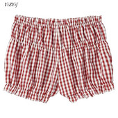 2024. gada vasaras sieviešu rūtaini šorti, volāni, raibās biksītes, atpūtas apģērbs, naktsveļa, pidžamas apakšpuses Saldi meitenes Kawaii šorti
