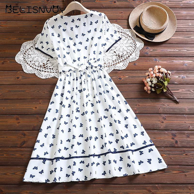 Vasaras eleganta Kawaii kleita sievietēm Sweet Peter Pan apkakle ar ziedu izšuvumu ballītei Mini kleita Sieviešu svētku pludmales kleita 2022