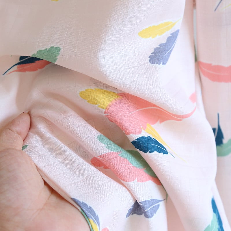 Női pizsamanadrág Nyári tiszta pamut otthoni nadrágok légáteresztő társalgó viselet bő, nyomott aljzattal, rugalmas derék Pj nadrág