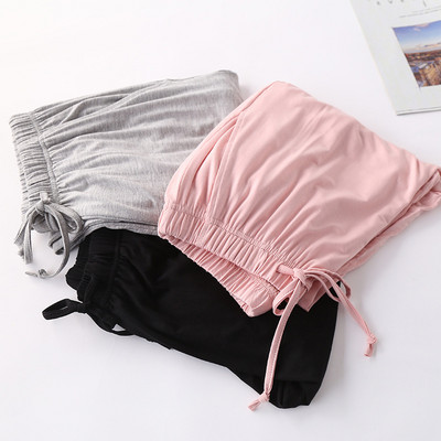 Uued Modal Sleep pidžaamapüksid Naiste õhukesed säärepikkused püksid lahtised, suured roosad/hallid/mustad vabaajarõivad koduseks Pantalones De Mujer