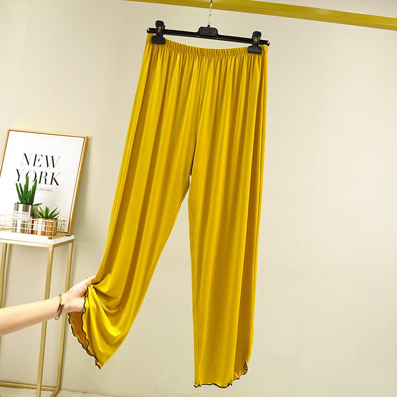 Fdfklak Pantalones De Mujer Jaunas modālas pavasara rudens pidžamas bikses sievietēm brīvs guļamveļa mājas bikses ikdienas sieviešu bikses