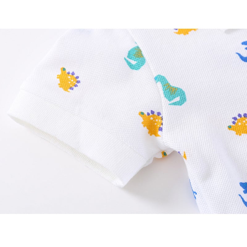 100% kokvilnas vienkrāsains polo T krekls mazuļiem zēniem Vasaras drēbes Bērnu polo krekli Meitenes Zaļš Melns Balts Bērnu T krekls