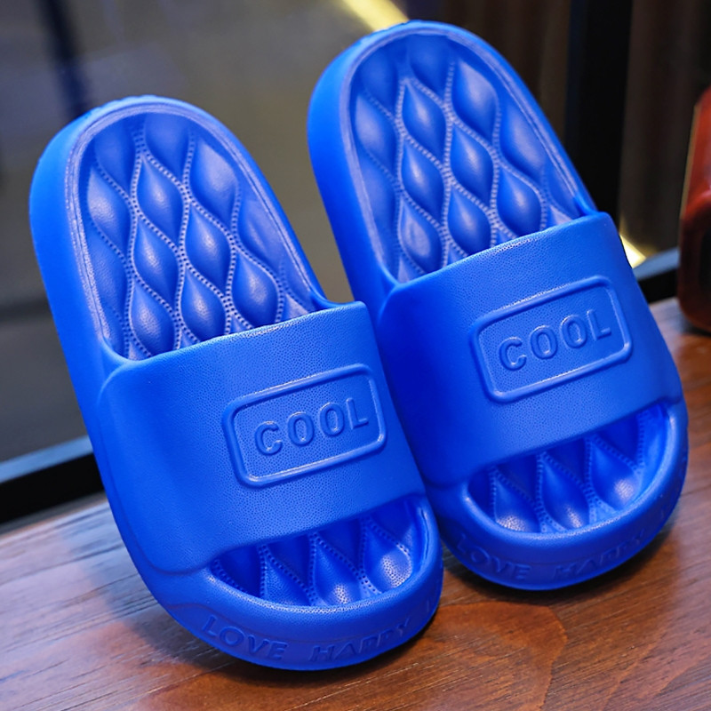 Nyáron 3-12 éves korig Gyerek papucs rövid, hajlékony szandál fiúknak lány csúszdák puha talp Öszvér csúszásmentes papucs Otthoni gyerekcipők