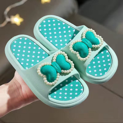 Dječje papuče mašna za djevojčice dječje protuklizne 3 do 9 godina super mekane ljetne dječje papuče za djevojčice