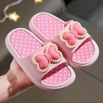Dječje papuče mašna za djevojčice dječje protuklizne 3 do 9 godina super mekane ljetne dječje papuče za djevojčice