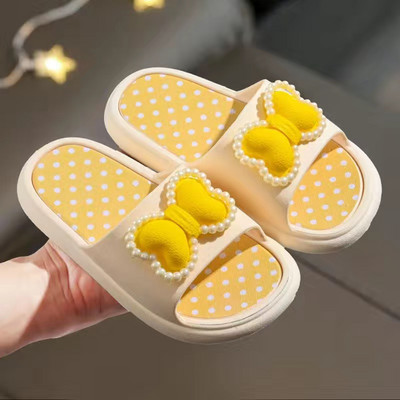 Dječje papuče mašna za djevojčice dječje protuklizne 3 do 9 godina super mekane ljetne dječje papuče za djevojčice