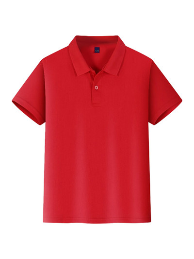 LJMOFA Majica kratkih rukava Polo majica za dječake Dječje ljetne majice kratkih rukava Pamučne sportske majice s otvorenim ovratnikom čiste boje D453