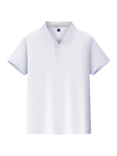 LJMOFA Majica kratkih rukava Polo majica za dječake Dječje ljetne majice kratkih rukava Pamučne sportske majice s otvorenim ovratnikom čiste boje D453