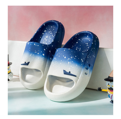 Bērnu čības Fashion Gradual Change Home Čības Mīksta Zole Pretslīdēšanas Zēniem un meitenēm Čības