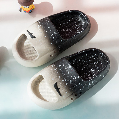 Bērnu čības Fashion Gradual Change Home Čības Mīksta Zole Pretslīdēšanas Zēniem un meitenēm Čības