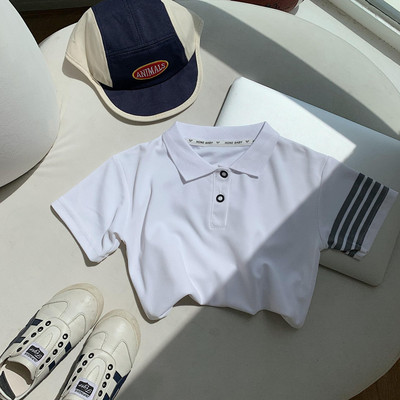 Dječja polo majica za dječake Ljetna odjeća Dječje majice kratkih rukava Modne klasične majice za dječake Bluze Odjeća