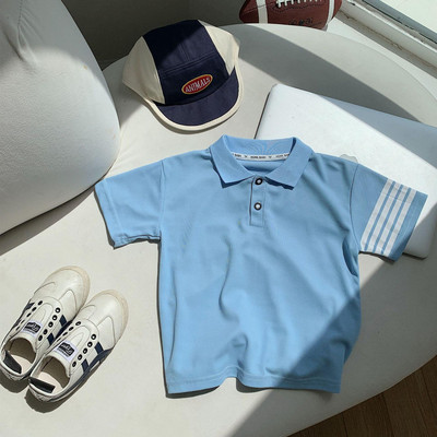 Dječja polo majica za dječake Ljetna odjeća Dječje majice kratkih rukava Modne klasične majice za dječake Bluze Odjeća