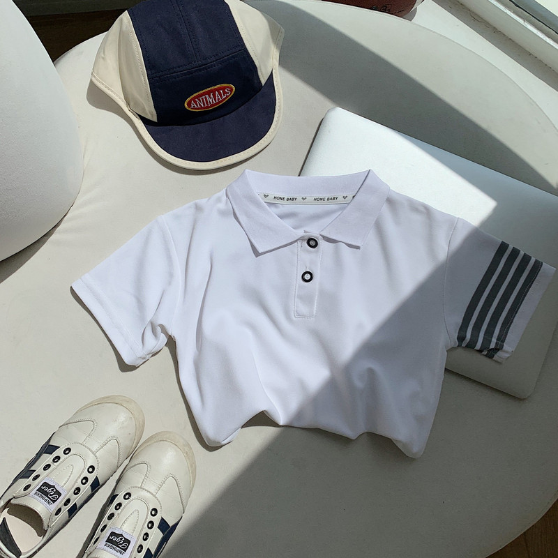 Dječja polo majica za dječake Ljetna odjeća Dječje majice kratkih rukava Modne klasične majice za dječake Bluze Odjeća