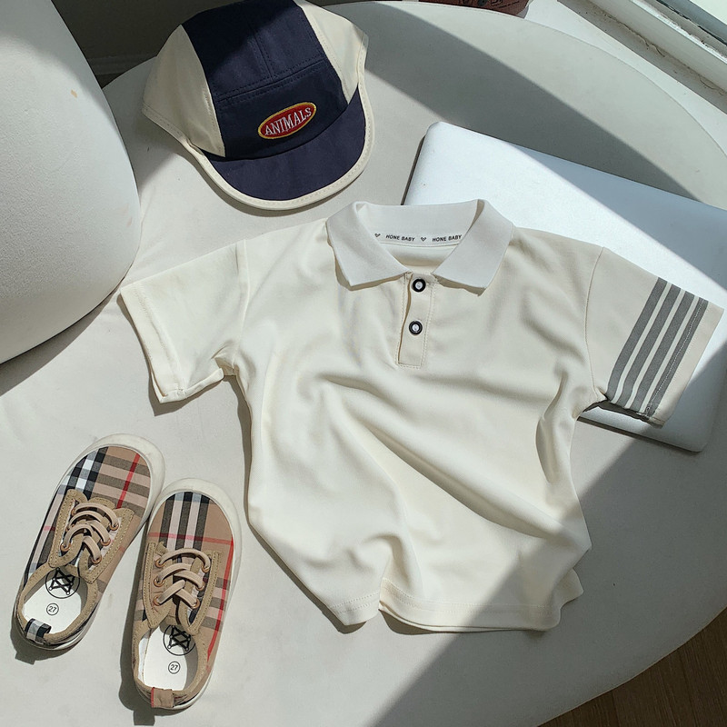 Dječja polo majica za dječake Ljetna odjeća Dječje majice kratkih rukava Modne klasične majice za dječake Bluze Odjeća