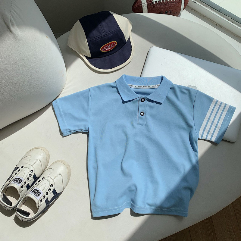 Dječja polo majica za dječake Ljetna odjeća Dječje majice kratkih rukava Modne klasične majice za dječake Bluze Odjeća