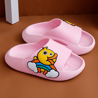 Jaukas vasaras bērnu čības multfilmas pīļu bērni mazuļi mīkstas mājas čības Ūdensizturīgas neslīdošas zēni meitenes bērnu pludmales apavu sandales