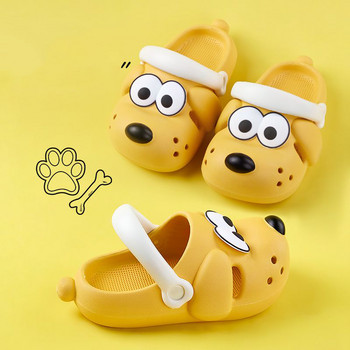 Cartoon Cute Dog Fashion Summer Παιδικά Παιδικά Μαλακά Βαμβακερά Παντόφλες Επίπεδη Πλατφόρμα Μπάνιου Eva Αντιολισθητικά παπούτσια εσωτερικού χώρου