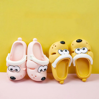 Cartoon Cute Dog Fashion Summer Παιδικά Παιδικά Μαλακά Βαμβακερά Παντόφλες Επίπεδη Πλατφόρμα Μπάνιου Eva Αντιολισθητικά παπούτσια εσωτερικού χώρου