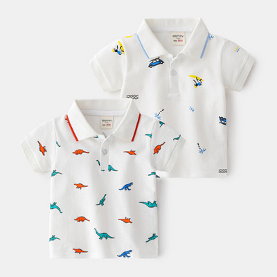 Tricouri polo nou-nouțe pentru copii Îmbrăcăminte sport pentru copii Îmbrăcăminte Polo pentru băieți Tricouri polo imprimate respirabile pentru 1 2 3 4 5 6 7 ani