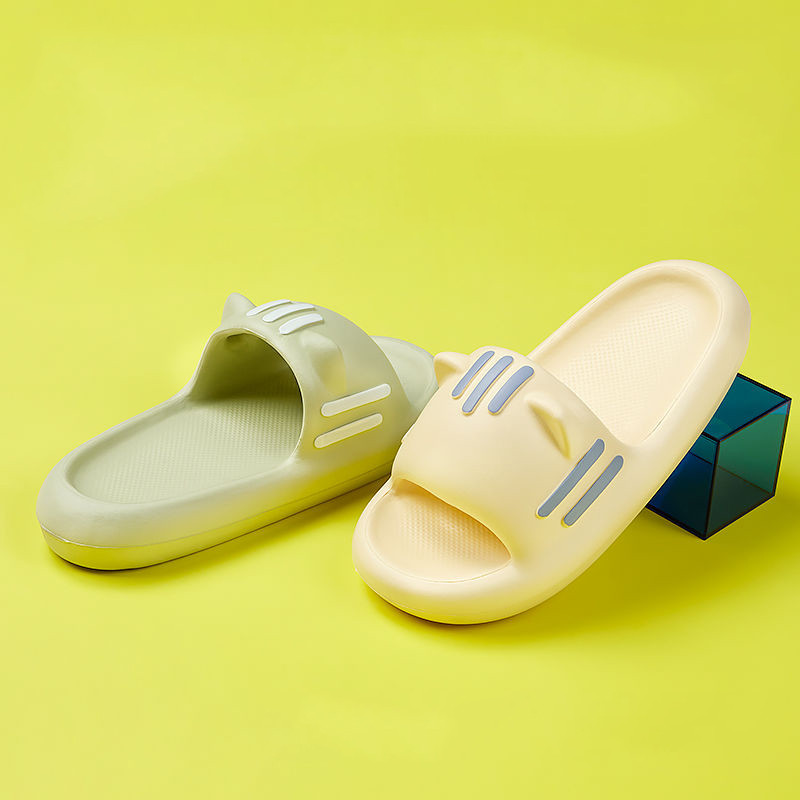 2-12 éves gyermekek nyári papucsok aranyos rajzfilm macskák szandál fiúknak lányoknak csúszásmentes papucsok fürdőszoba otthoni gyerekcipők