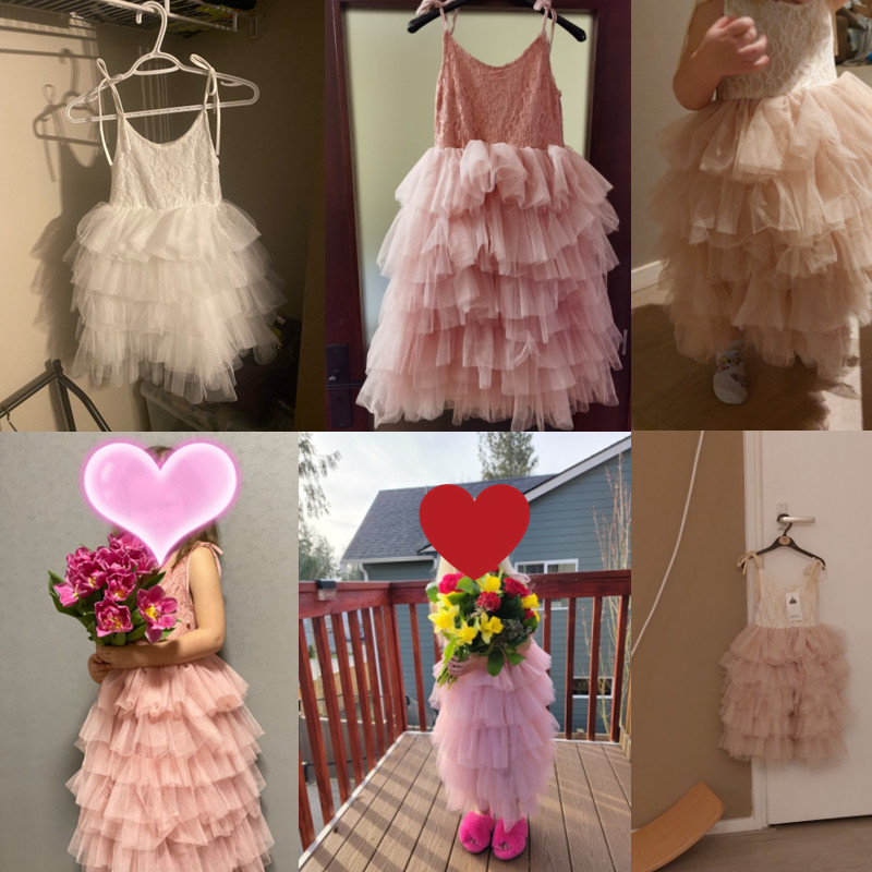 Skaistuma kleitas ar ziediem meitenēm Kāzu kleita bērniem Vasaras ballīte Tutu kleita Kid Girl Girl Layer Princess Sling vakarkleita ikdienišķa