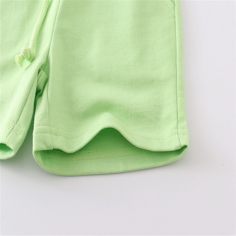 Jumping Meters 2-7T Ljetne kratke hlače za dječake Obične dječje hlače s vezicama Jednobojna dječja odjeća za dječake i djevojčice.