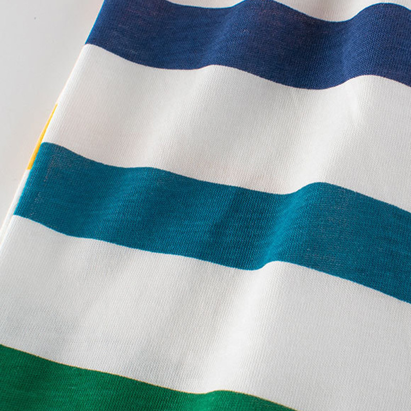 2024 m. vasara Nauji berniukų šortai Madingi spalvingi dryžuoti paplūdimio trumpi kelnės Vaikiški drabužiai Elastinis juosmuo Sportiniai vaikiški šortai