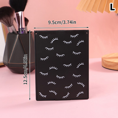 Skropstu pieaudzēšanas rokas kosmētikas spogulis kvadrātveida grima spogulis tualetes spogulis ar rokturi rokas spogulis SPA salona kompaktie spoguļi