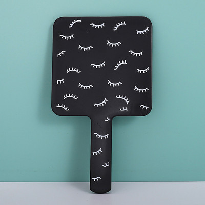 Skropstu pieaudzēšanas rokas kosmētikas spogulis kvadrātveida grima spogulis tualetes spogulis ar rokturi rokas spogulis SPA salona kompaktie spoguļi