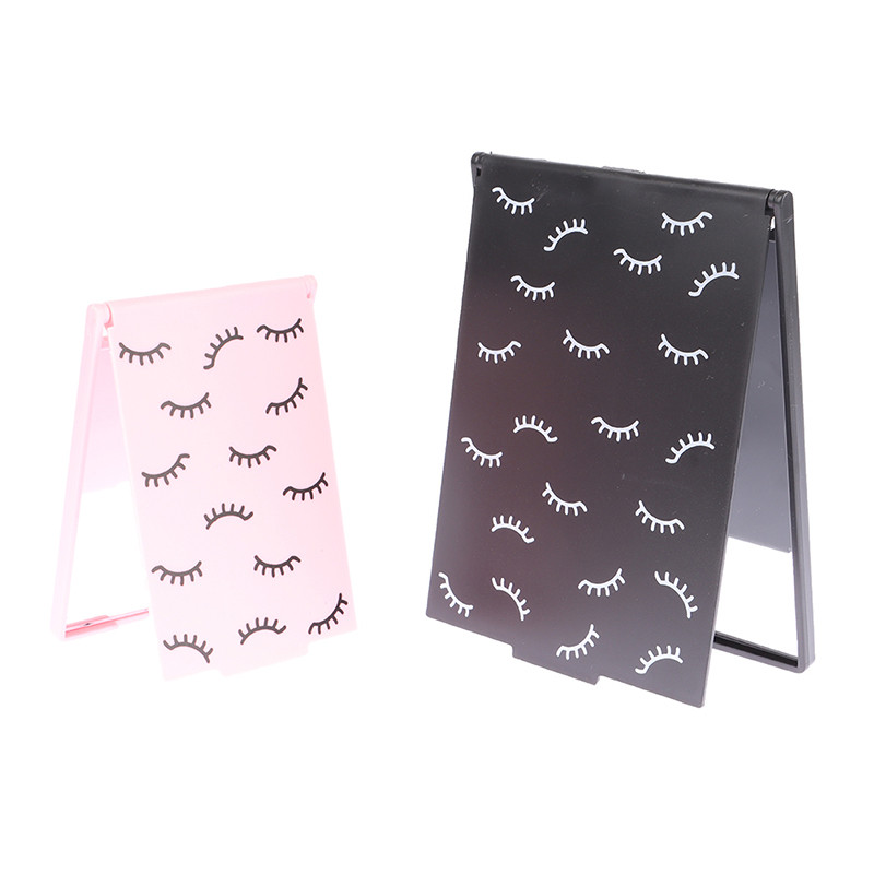 Skropstu pieaudzēšanas rokas kosmētikas spogulis kvadrātveida grima spogulis tualetes spogulis ar rokturi rokas spogulis SPA salona kompaktie spoguļi