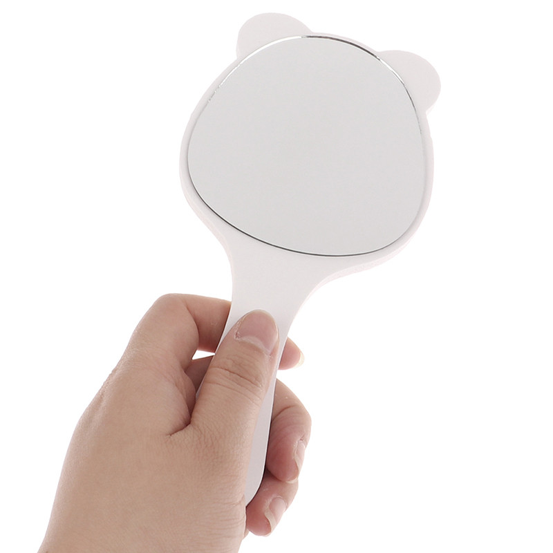 Skropstu pieaudzēšanas rokas kosmētikas spogulis kvadrātveida grima spogulis tualetes spogulis ar rokturi rokas spogulis SPA salona kompaktie spoguļi