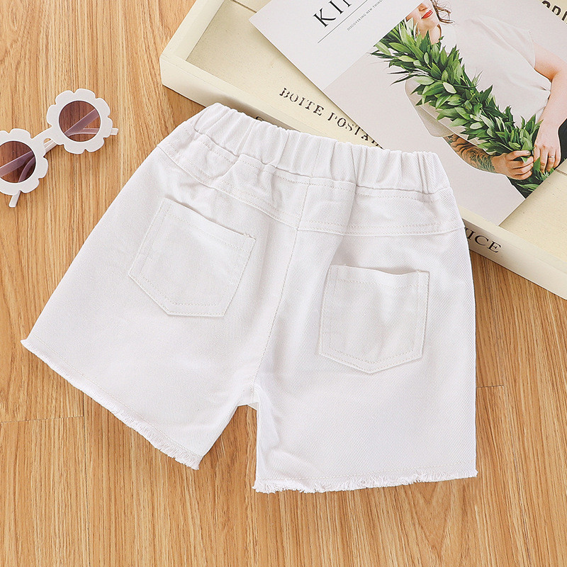 1PC Dječje Traperice Odjeća za djevojčice Hlače Kratke hlače za malu djecu Djevojčice Traper hlače Djeca nose 4-11 godina