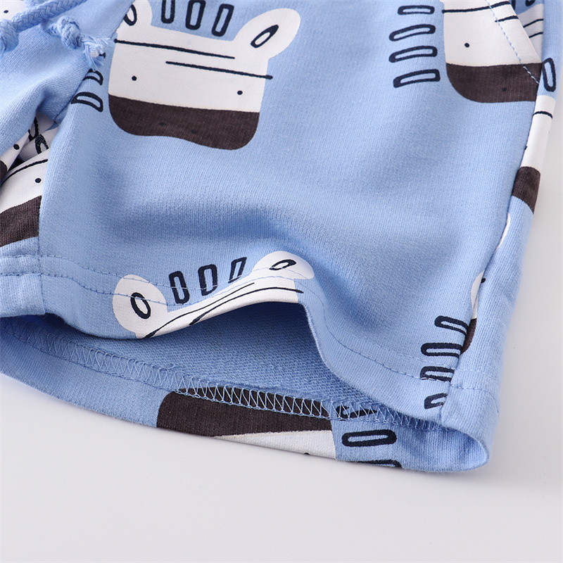 Jumping Meters 2-7T Ljetne kratke hlače za dječake Životinje s printom na vezice Bebe Dječaci Djevojčice Kratke hlače Životinje Dječje Hlače