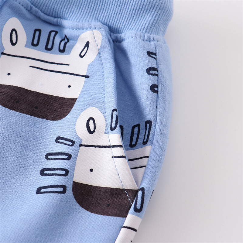 Jumping Meters 2-7T Ljetne kratke hlače za dječake Životinje s printom na vezice Bebe Dječaci Djevojčice Kratke hlače Životinje Dječje Hlače