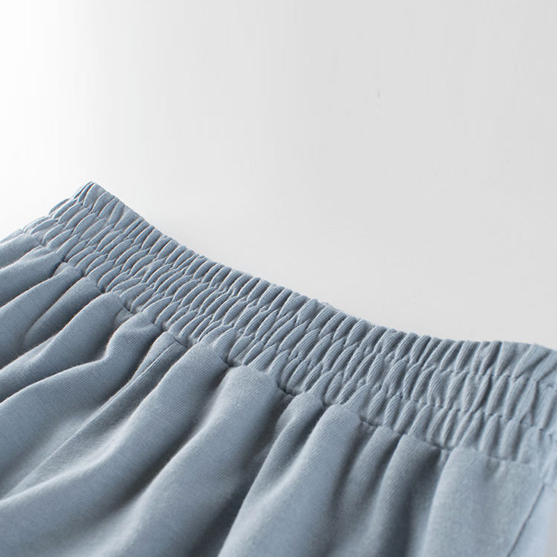 2024. gada vasara, jauni bērnu sporta šorti Candy Color Īsas bikses zēniem ar elastīgu jostasvietu Pludmales šorti Kokvilnas bērnu apģērbi