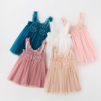 Πεταλούδα Νεογέννητο Βρεφικό Φόρεμα Νέο Καλοκαιρινό Χαριτωμένα Βρεφικά Ρούχα Βρεφικά Ρούχα Δαντέλα τούλι 1 2 3 4 5 6 Χρόνια Φόρεμα γενεθλίων