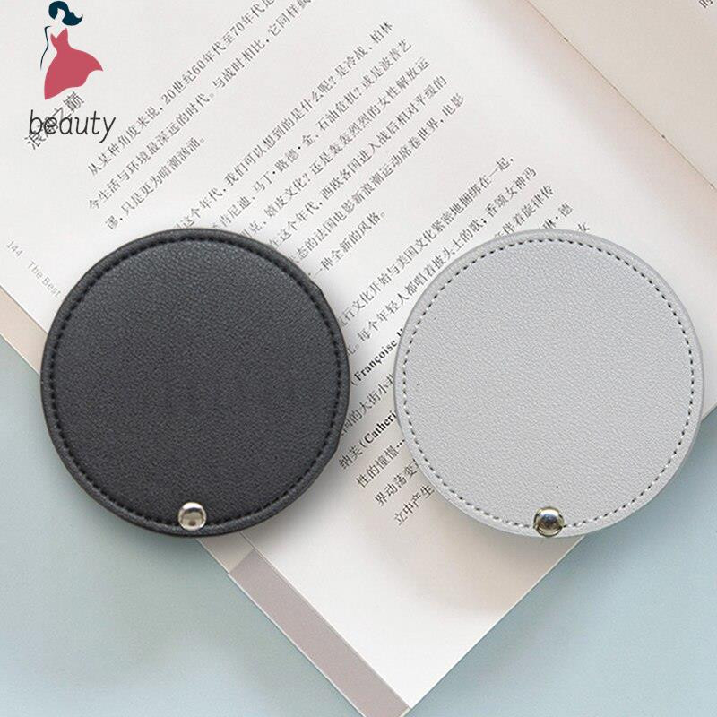 1PC pārnēsājams mini jauks kosmētikas rokas kabatas spogulis nerūsējošā tērauda nesalaužams grima kabatas spogulis kosmētikas spogulis