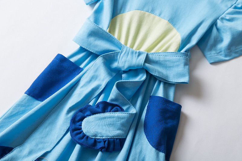 Blue Dog Kids kostīms Orange/Blue Heeler kleitas suņu ģimenes oranžā suņu kleita