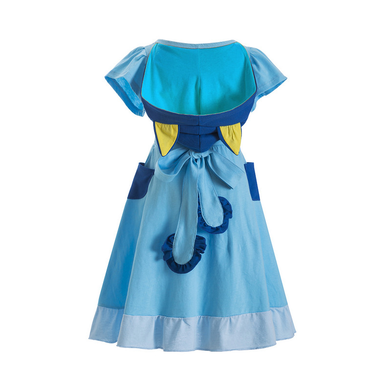 Blue Dog Kids kostīms Orange/Blue Heeler kleitas suņu ģimenes oranžā suņu kleita