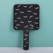 1Gb skropstu pieaudzēšanas rokas kosmētikas spogulis kvadrātveida grima spogulis ar rokturi roku spogulis Spa salona kompaktie spoguļi