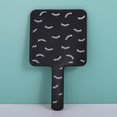 1Gb skropstu pieaudzēšanas rokas kosmētikas spogulis kvadrātveida grima spogulis ar rokturi roku spogulis Spa salona kompaktie spoguļi