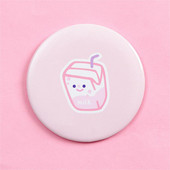 1 KOM Dvostruko ogledalo otporno na habanje, modno, praktično, mini džepno ogledalo za kreativnost na otvorenom, slatko okruglo ogledalo, alati za njegu kože