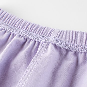 2024 Летни нови панталони с фенери за момичета Едноцветен памучен ластик на талията Детски шорти Плажни спортни шорти за момиче